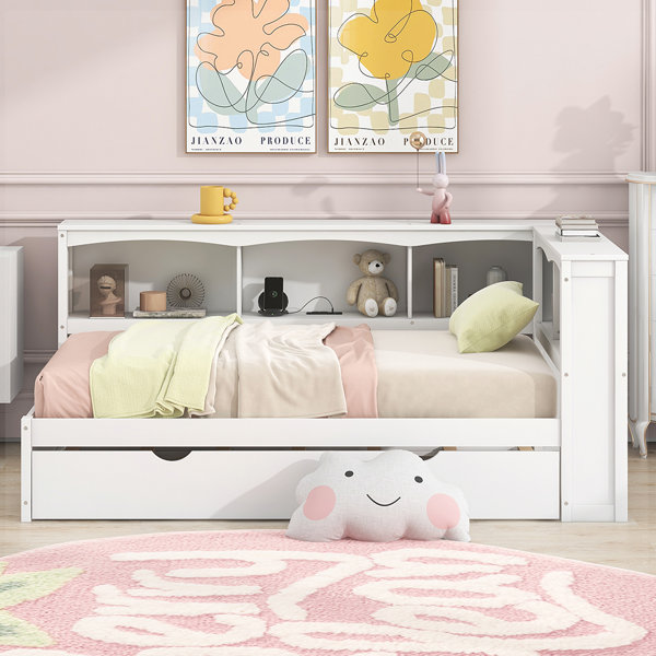 Millwood Pines Bracci TV Bed Storage Bed Wayfair